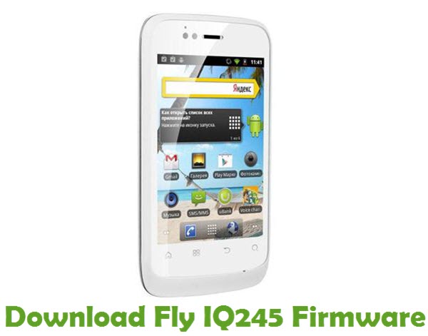 Download Fly IQ245 Stock ROM