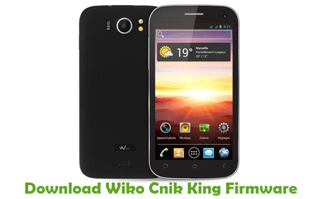 Download Wiko Cnik King Stock ROM
