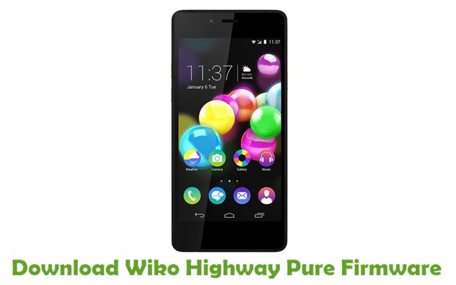 Download Wiko Highway Pure Stock ROM