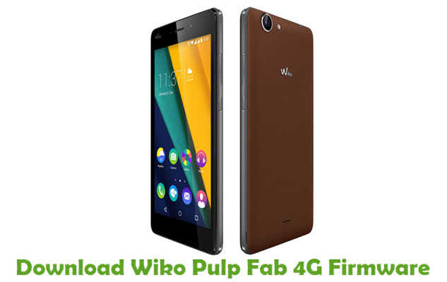 Download Wiko Pulp Fab 4G Stock ROM
