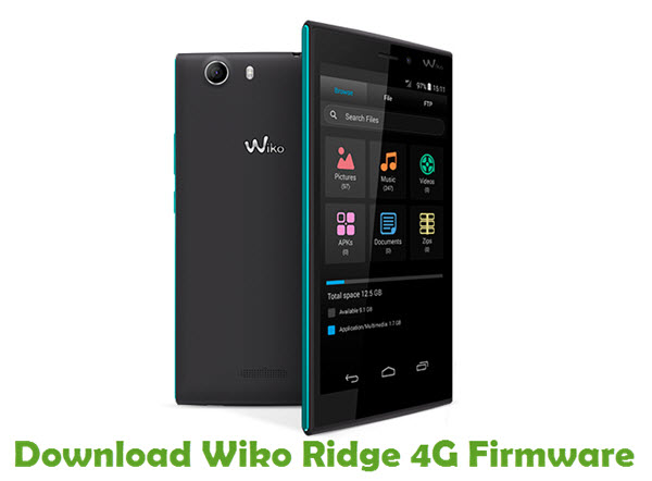 Download Wiko Ridge 4G Stock ROM