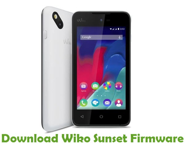 Download Wiko Sunset Stock ROM
