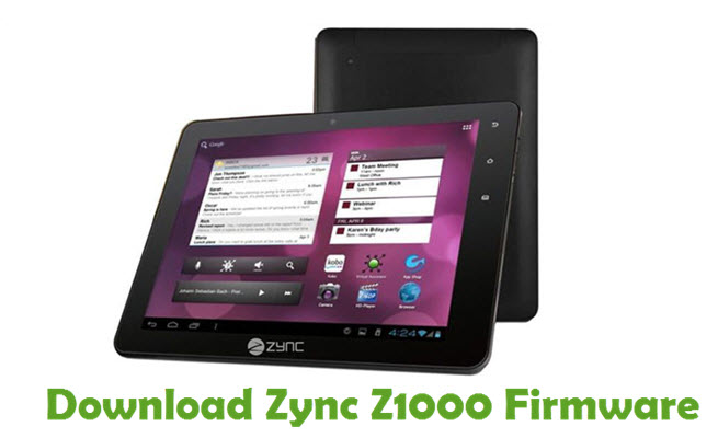 Download Zync Z1000 Stock ROM