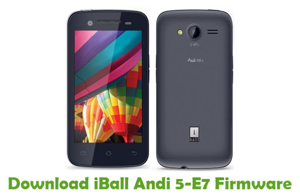 Download iBall Andi 5-E7 Stock ROM