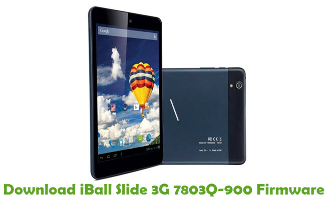 Download iBall Slide 3G 7803Q-900 Stock ROM