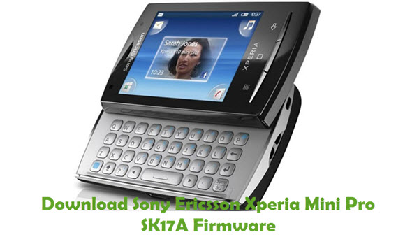 firmware xperia mini pro u20i ftf