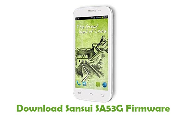 Download Sansui SA53G Stock ROM