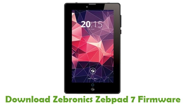 Download Zebronics Zebpad 7 Stock ROM