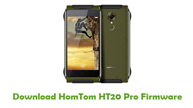 Download HomTom HT20 Pro Stock ROM