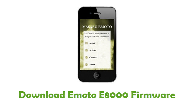 Download Emoto E8000 Stock ROM