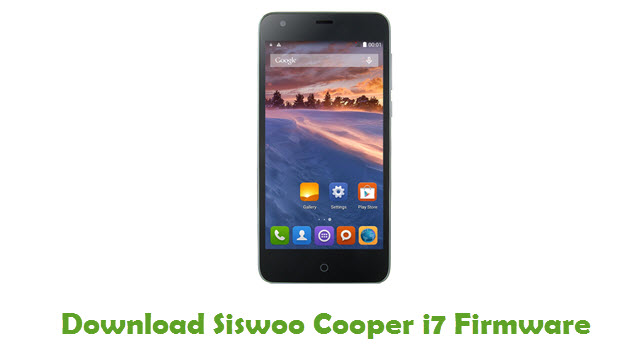 Download Siswoo Cooper i7 Stock ROM