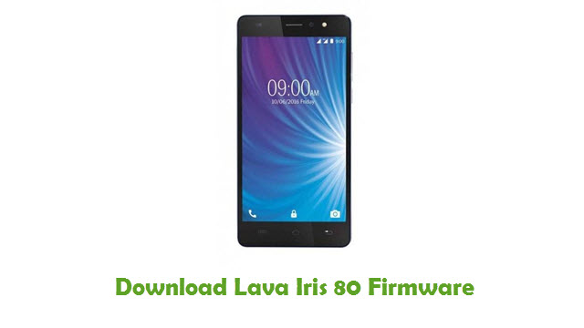 Download Lava Iris 80 Firmware