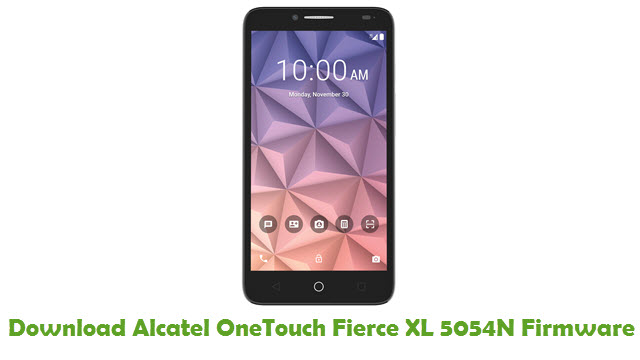 Download Alcatel OneTouch Fierce XL 5054N Firmware
