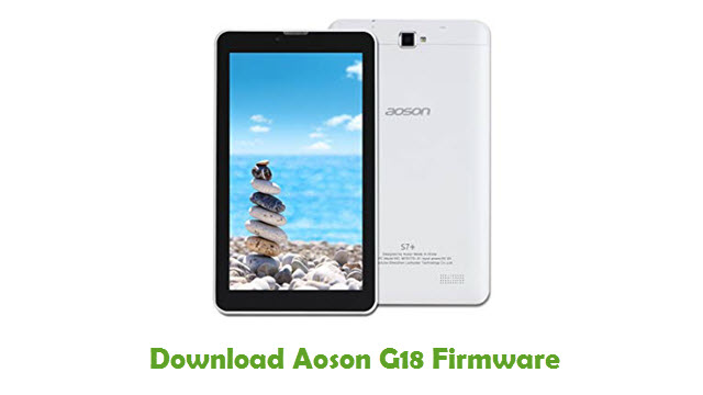 Download Aoson G18 Stock ROM