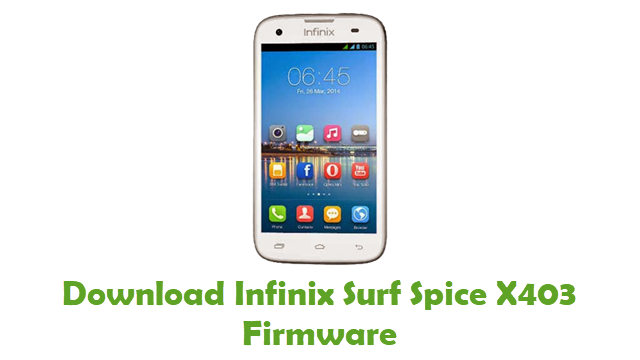 Download Infinix Surf Spice X403 Stock ROM
