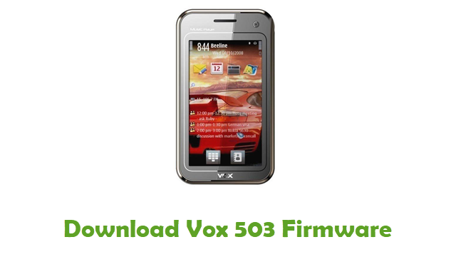 Download Vox 503 Stock ROM