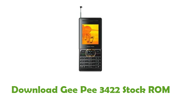 Download Gee Pee 3422 Stock ROM
