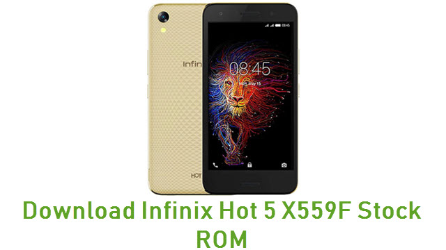 Download Infinix Hot 5 X559F Stock ROM