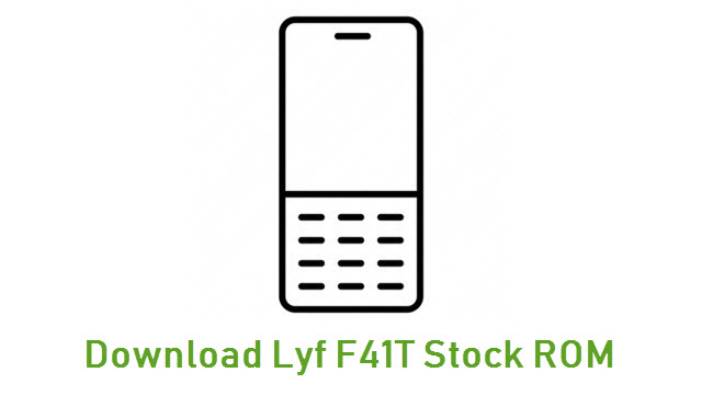 Download Lyf F41T Stock ROM
