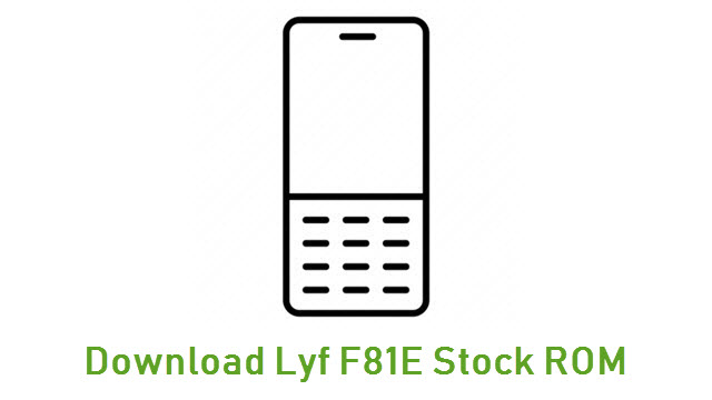 Download Lyf F81E Stock ROM