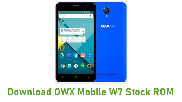 Download OWX Mobile W7 Stock ROM