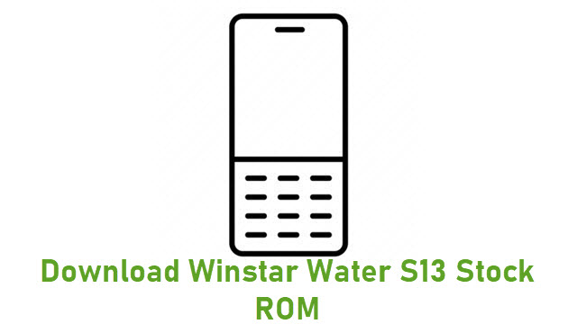 Download Winstar Water S13 Stock ROM