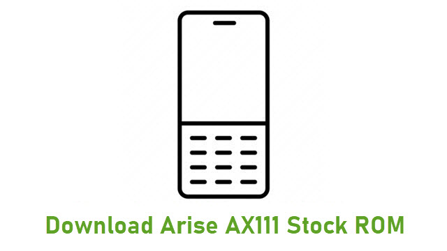 Download Arise AX111 Stock ROM