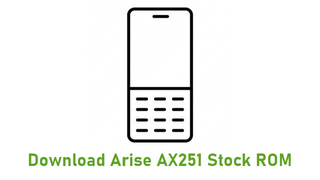 Download Arise AX251 Stock ROM