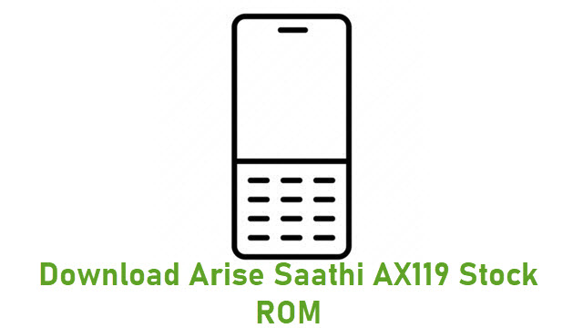 Download Arise Saathi AX119 Stock ROM
