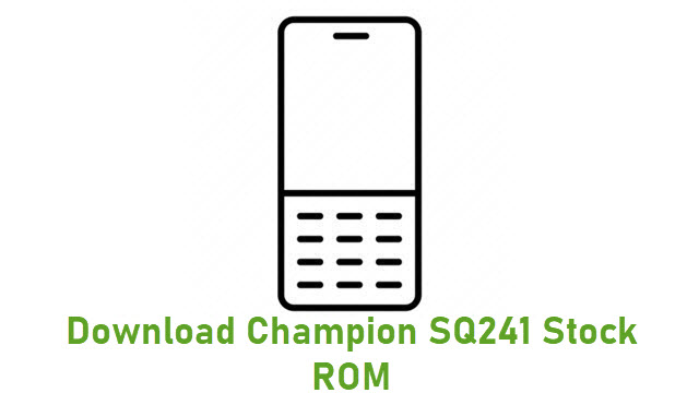 Download Champion SQ241 Stock ROM