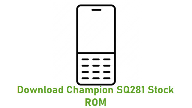 Download Champion SQ281 Stock ROM