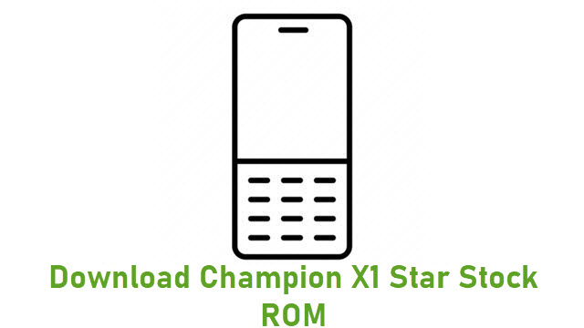 Download Champion X1 Star Stock ROM
