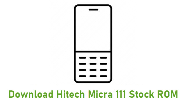 Download Hitech Micra 111 Stock ROM