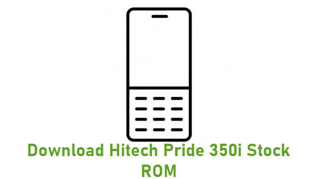 Download Hitech Pride 350i Stock ROM