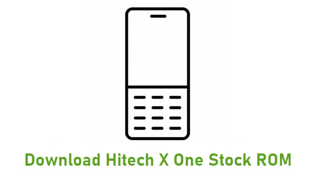 Download Hitech X One Stock ROM