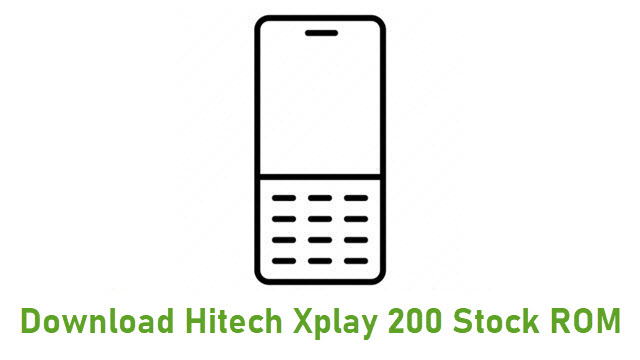 Download Hitech Xplay 200 Stock ROM