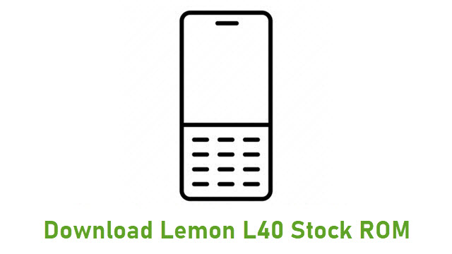 Download Lemon L40 Stock ROM